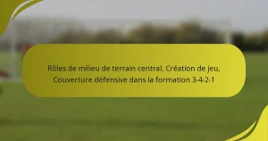 Rôles de milieu de terrain central, Création de jeu, Couverture défensive dans la formation 3-4-2-1